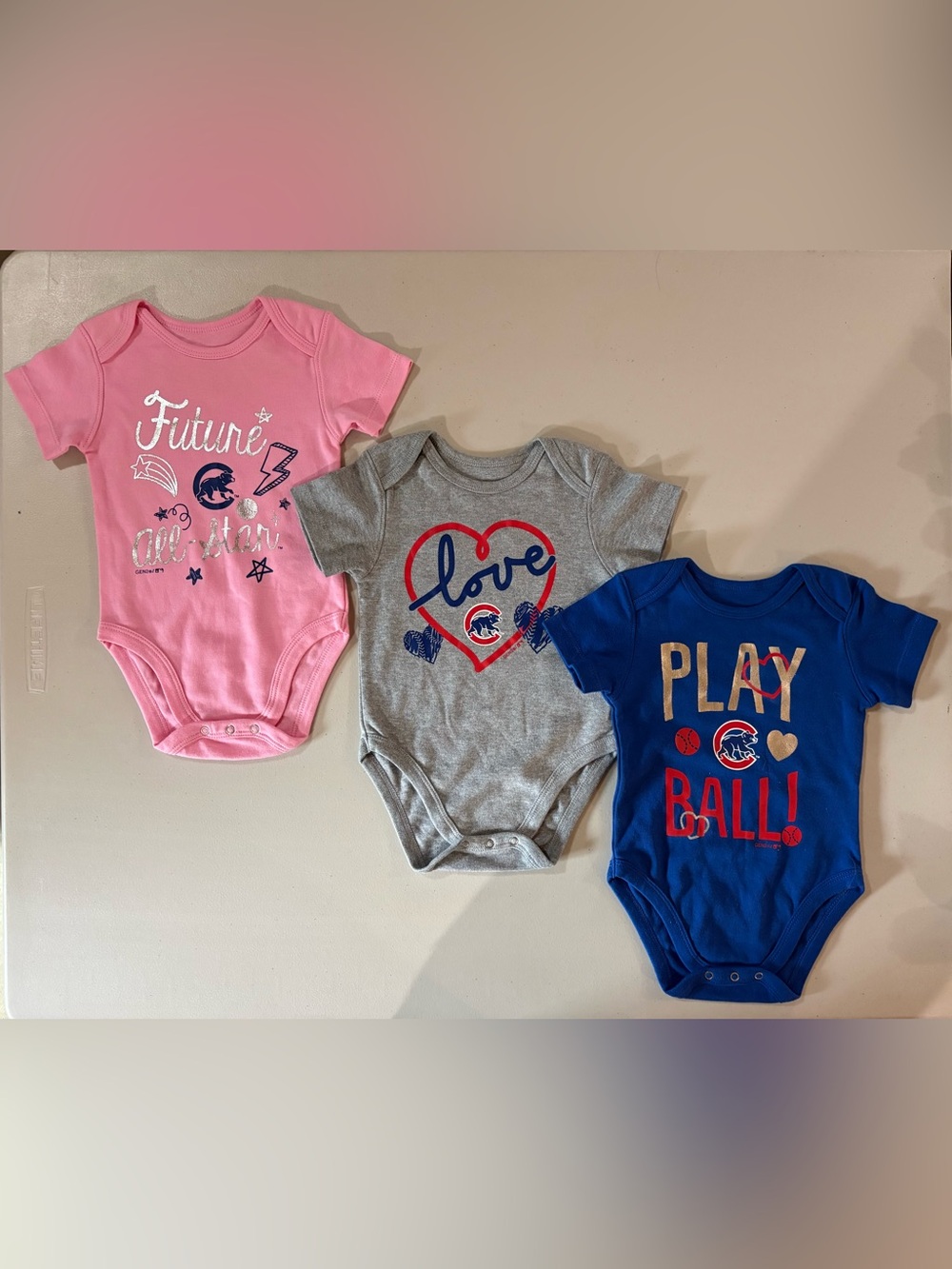 Chicago Cubs Onesie Bundle